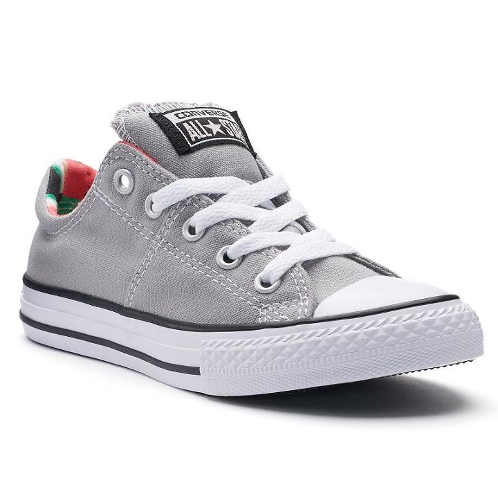 Girls' Converse Chuck Taylor All Star Madison Shoes, Girl's, Size: 2, Light Grey