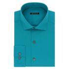 Men's Van Heusen Slim-fit Lux Sateen No-iron Dress Shirt, Size: 16-34/35, Blue Other