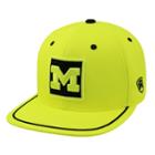 Adult Top Of The World Michigan Wolverines Clubhouse Snapback Cap, Brt Yellow