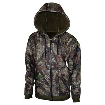 Men's True Timber High Pile Fleece Full-zip Hoodie, Size: Xxl, Grey Other