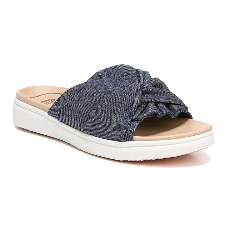 Dr. Scholl's Willow Women's Sandals, Size: Medium (8), Dark Blue