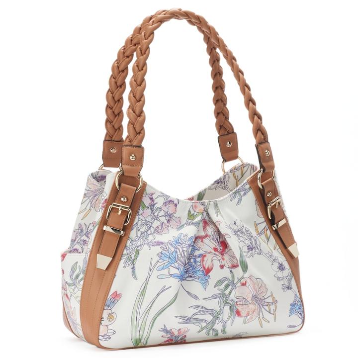 Apt. 9&reg; Brady Pleated Shopper, Women's, Multi Floral