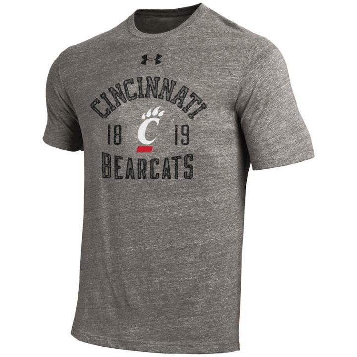 Men's Under Armour Cincinnati Bearcats Heathered Tee, Size: Xl, Gray
