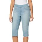 Women's Gloria Vanderbilt Avery Skimmer Pants, Size: 14, Blue