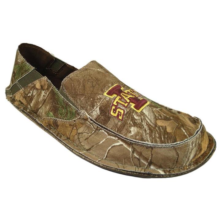 Men's Iowa State Cyclones Cazulle Realtree Camouflage Canvas Loafers, Size: 12, Multicolor