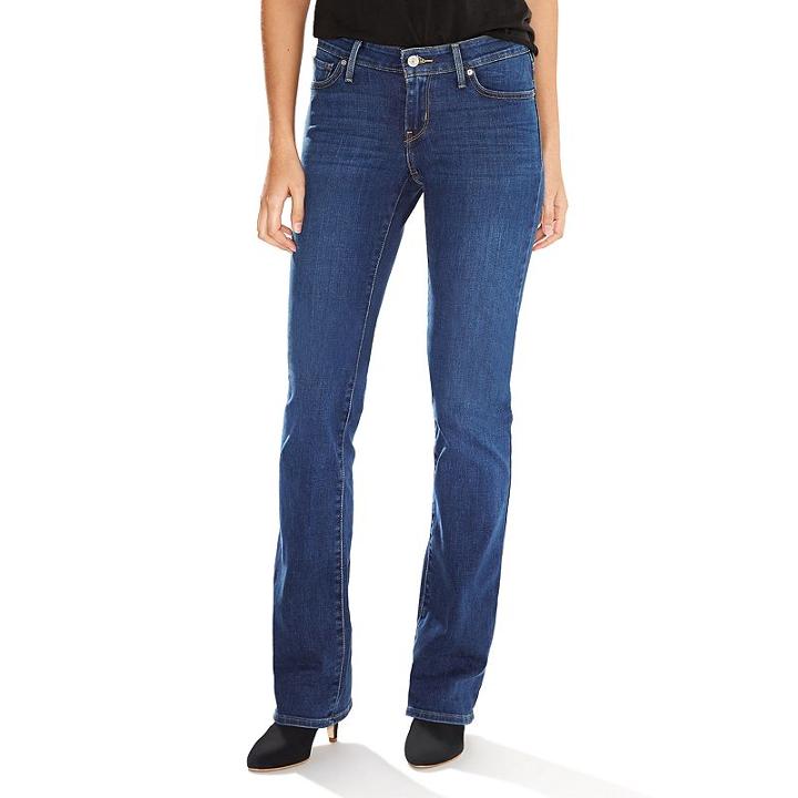 Women's Levi's 815 Curvy Fit Bootcut Jeans, Size: 26x32, Light Blue