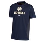 Boys 8-20 Under Armour Notre Dame Fighting Irish Colorblock Tech Tee, Boy's, Size: S(8), Blue (navy)
