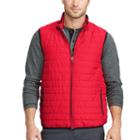 Men's Chaps Packable Quilted Vest, Size: Small, Red