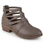 Journee Collection Savvy Women's Ankle Boots, Girl's, Size: 11, Beig/green (beig/khaki)