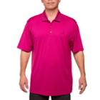 Men's Pebble Beach Classic-fit Textured Performance Golf Polo, Size: Xl, Dark Pink