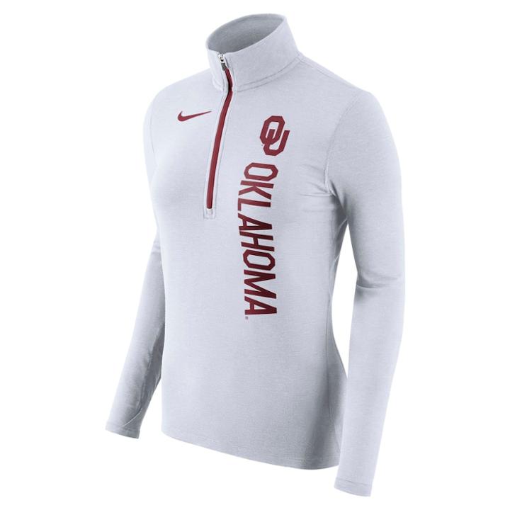 Women's Nike Oklahoma Sooners Element Pullover, Size: Small, White