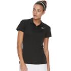 Women's Nike Short Sleeve Golf Polo, Size: Large, Grey (charcoal)