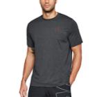 Men's Under Armour Chest Lockup Tee, Size: Xxl, Grey (charcoal)