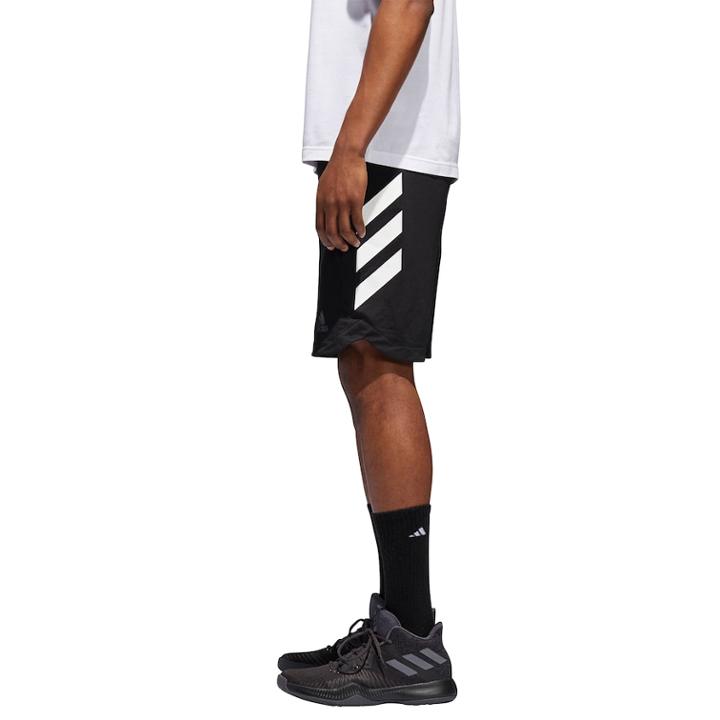 Men's Adidas Basketball Sport Shorts, Size: Xl, Black