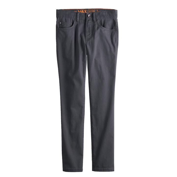Boys 8-20 Urban Pipeline&reg; Slim-fit Twill Pants, Size: 18, Grey