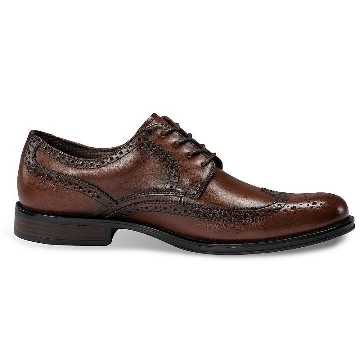 Dockers&reg; Moritz Men's Wingtip Oxford Dress Shoes, Size: Medium (11), Med Brown