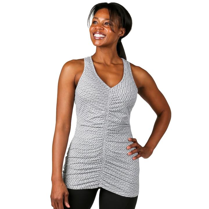 Women's Soybu Daydream Yoga Tunic Tank, Size: Xl, Med Grey