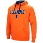 Men's Illinois Fighting Illini Pullover Fleece Hoodie, Size: Small, Dark Blue