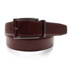 Men's Apt. 9&reg; Reversible Feather-edge Stitched Soft-touch Leather Belt, Size: 36, Oxford