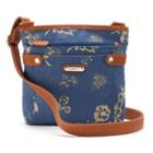 Rosetti Floral & Denim Mini Crossbody Bag, Women's, Blue Other