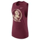 Women's Nike Florida State Seminoles Dri-fit Muscle Tee, Size: Xxl, Red