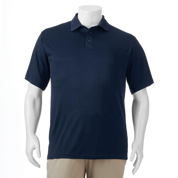 Big & Tall Champion Solid Performance Polo, Men's, Size: Xxl Tall, Blue (navy)