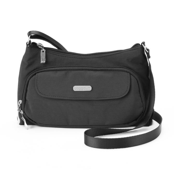 Women's Baggallini Everyday Satchel Bag, Grey (charcoal)