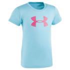 Girls 4-6x Under Armour Grid Logo Graphic Tee, Girl's, Size: 6x, Blue