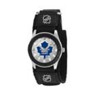 Game Time Rookie Series Toronto Maple Leafs Silver Tone Watch - Nhl-rob-tor - Kids, Boy's, Black
