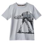 Boys 4-7x Star Wars A Collection For Kohl's At-at Walker Metallic Patchwork Tee, Boy's, Size: 4, Silver