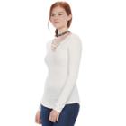 Juniors' So&reg; Cross Front Top, Teens, Size: Xl, White