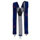 Men's Ole Miss Rebels Oxford Suspenders, Blue
