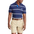 Men's Chaps Classic-fit Striped Polo, Size: Large, Blue (navy)