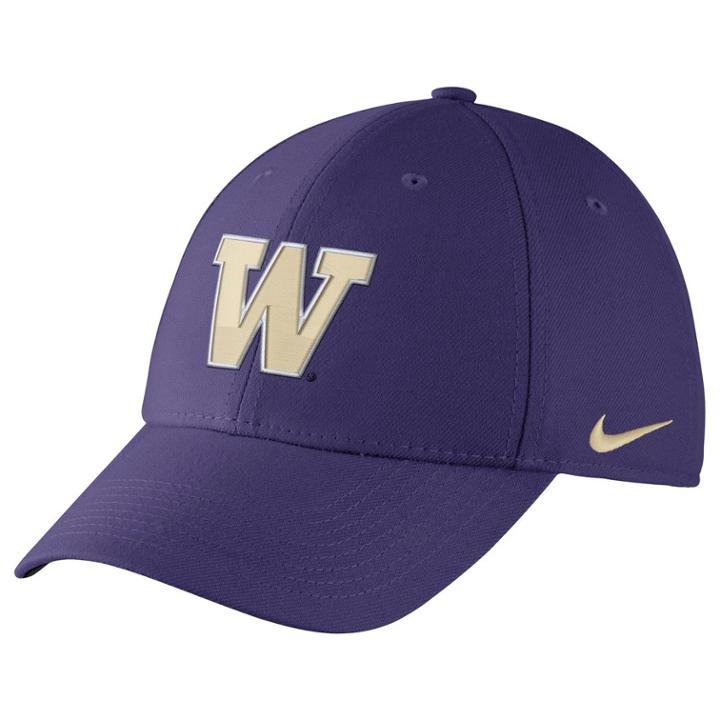 Adult Nike Washington Huskies Dri-fit Flex-fit Cap, Men's, Purple