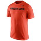 Men's Nike Oregon State Beavers Wordmark Short-sleeve Tee, Size: Xl, Orange