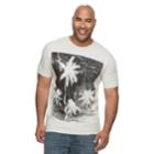 Big & Tall Apt. 9&reg; Palm Tree Graphic Tee, Men's, Size: Xl Tall, Dark Grey