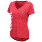 Women's Wisconsin Badgers Wordmark Tee, Size: Medium, Brt Red