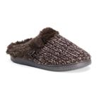 Muk Luks Women's Knit Clog Slippers, Size: Medium, Brown