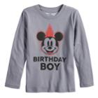 Disney's Mickey Mouse Boys 4-12 Birthday Boy Softest Graphic Tee By Jumping Beans&reg;, Size: 5, Med Grey