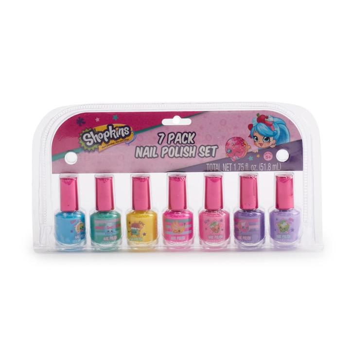 Girls 5-12 Shopkins 7-pack Nail Polish Set, Multicolor