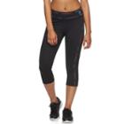 Women's Fila Sport&reg; Contrast Stitch Performance Capris, Size: Medium, Black