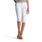 Women's Lee Maisie Modern Series Jean Skimmer Capris, Size: 8 - Regular, White