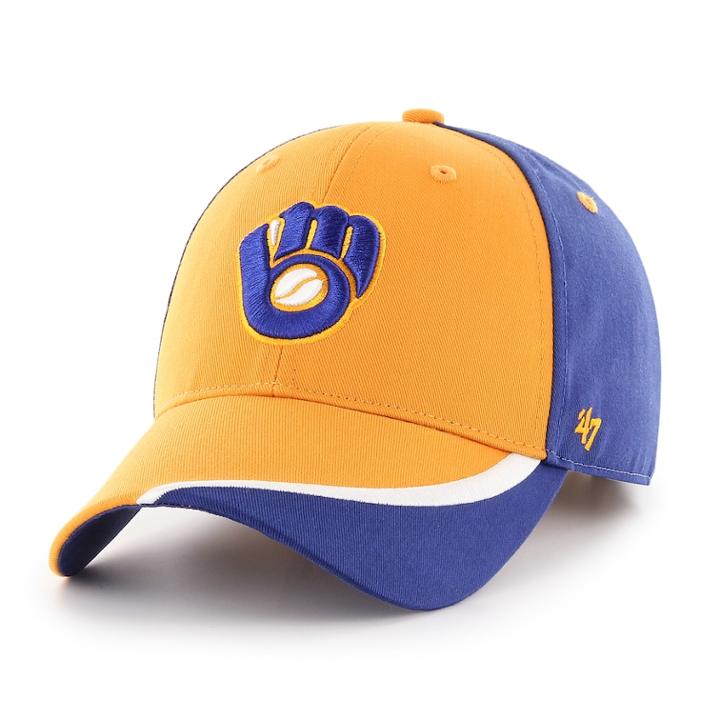 Adult '47 Brand Milwaukee Brewers Stitcher Mvp Hat, Adult Unisex, Blue