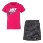Girls 4-6x Nike Tee & Polka-dot Skort Set, Size: 5, Oxford