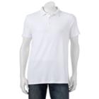 Big & Tall Apt. 9&reg; Solid Modern-fit Polo, Men's, Size: Xl Tall, White