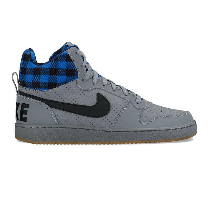 Nike Court Borough Mid Premium Men's Basketball Shoes, Size: 8, Oxford