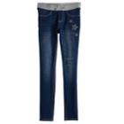 Girls 7-16 & Plus Size So&reg; Ribbed Waist Jeggings, Size: 8, Med Blue
