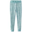 Girls 7-16 So&reg; Space-dyed Lattice Hem Jogger Pants, Size: 10, Med Blue