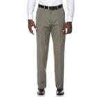 Men's Savane Travel Intelligence Straight Fit Suit Pants, Size: 40x32, Beig/green (beig/khaki)