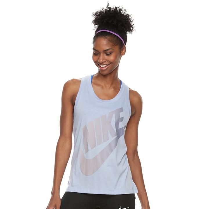 Women's Nike Sportswear Futura Logo Graphic Tank, Size: Small, Lt Purple